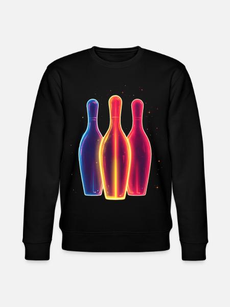 90s Bowling - Stanley/Stella CHANGER Unisex Organic Sweatshirt - black