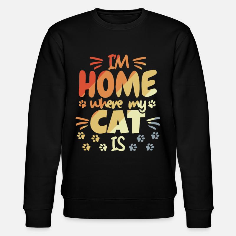 Dicton de chat mignon - Sweat bio CHANGER Stanley/Stella Unisexe - noir