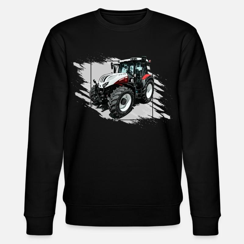 Steyr Traktor - Stanley/Stella Unisex Bio-Sweatshirt CHANGER  - Schwarz