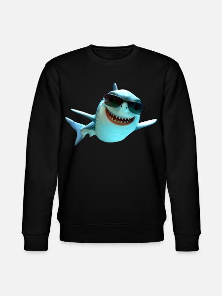 Shark Shark Tiger Shark Gray Shark Sharks Great White Shark - Stanley/Stella CHANGER Unisex Organic Sweatshirt - black