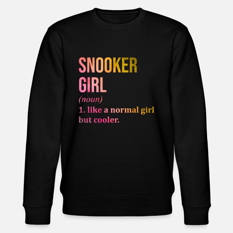 Snooker - Stanley/Stella Unisex Bio-Sweatshirt CHANGER  - Schwarz