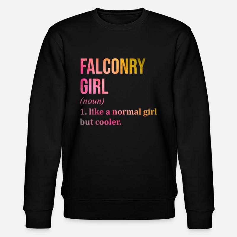 fauconnerie - Sweat bio CHANGER Stanley/Stella Unisexe - noir