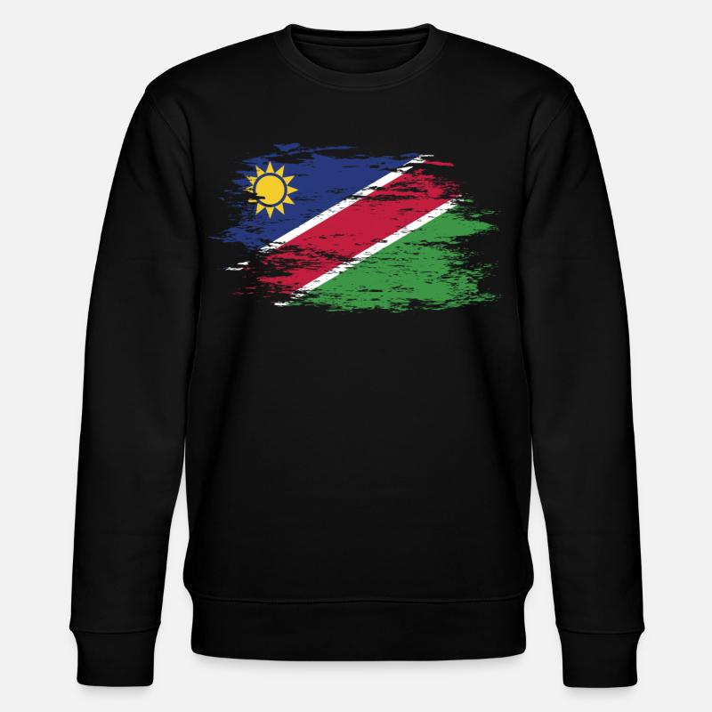 Drapeau de la Namibie utilisé - Sweat bio CHANGER Stanley/Stella Unisexe - noir