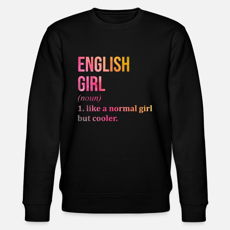 Angleterre - Sweat bio CHANGER Stanley/Stella Unisexe - noir