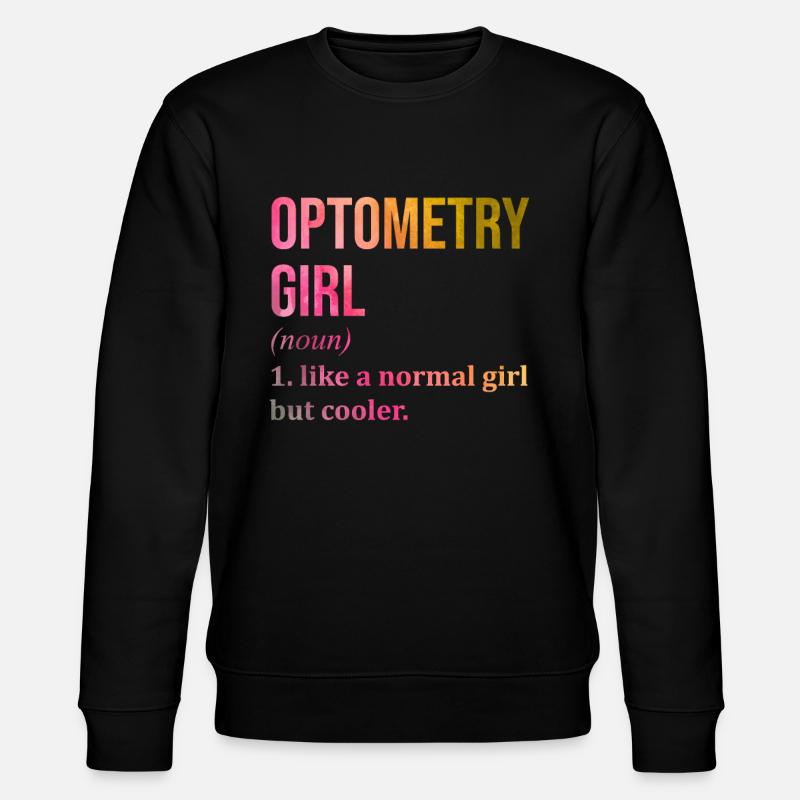 Optometrie - Stanley/Stella Unisex Bio-Sweatshirt CHANGER  - Schwarz