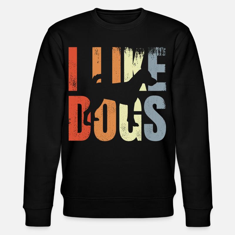 J’aime les chiens - Sweat bio CHANGER Stanley/Stella Unisexe - noir