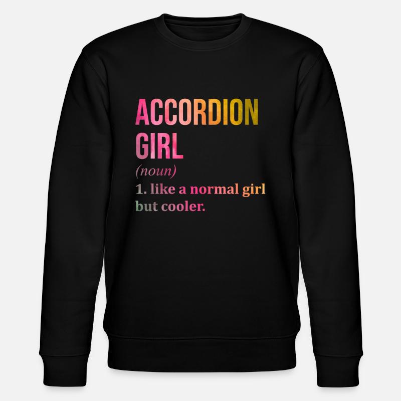 accordéon - Sweat bio CHANGER Stanley/Stella Unisexe - noir
