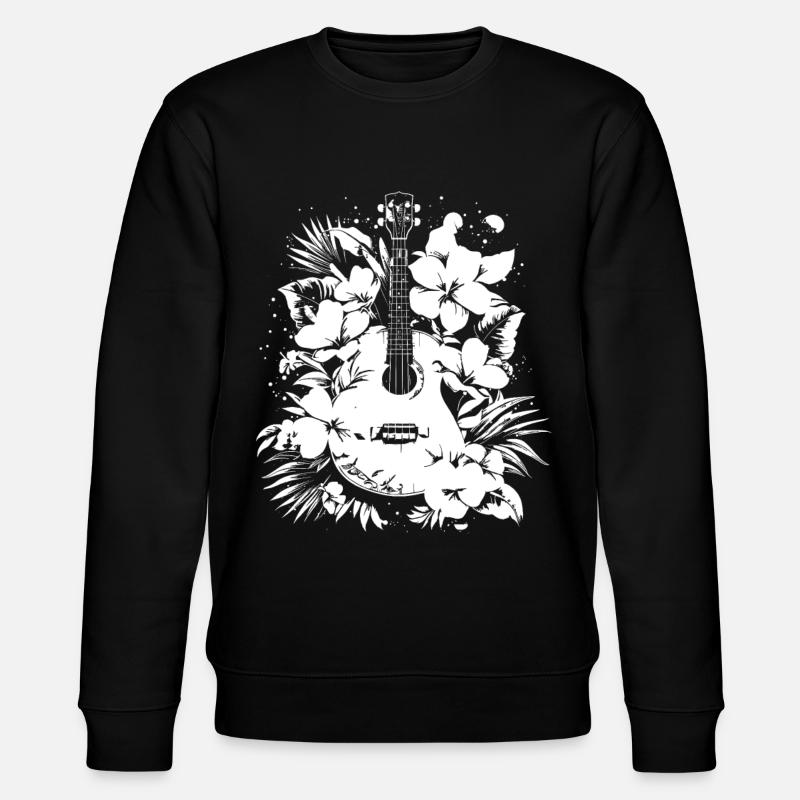 Ukulele Comic - Stanley/Stella Unisex Bio-Sweatshirt CHANGER  - Schwarz