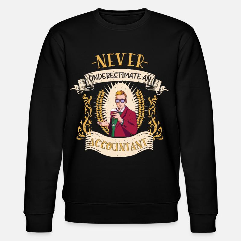 Cadeau drôle de comptabilité comptable - Sweat bio CHANGER Stanley/Stella Unisexe - noir