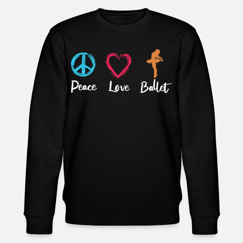 Peace Love Ballet - Sweat bio CHANGER Stanley/Stella Unisexe - noir