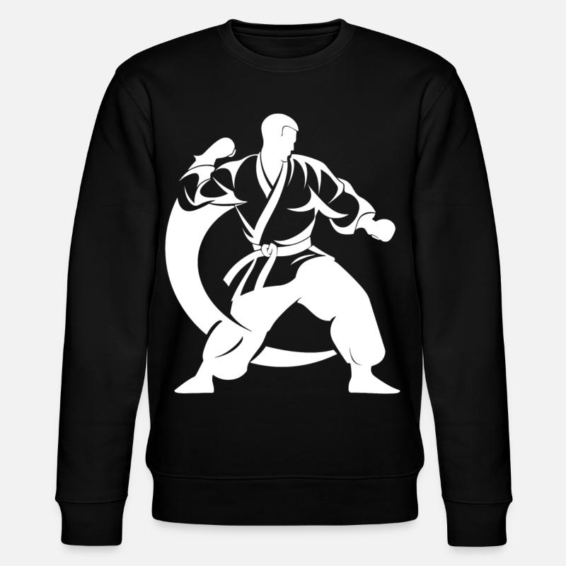 Dessin Karateka - Sweat bio CHANGER Stanley/Stella Unisexe - noir