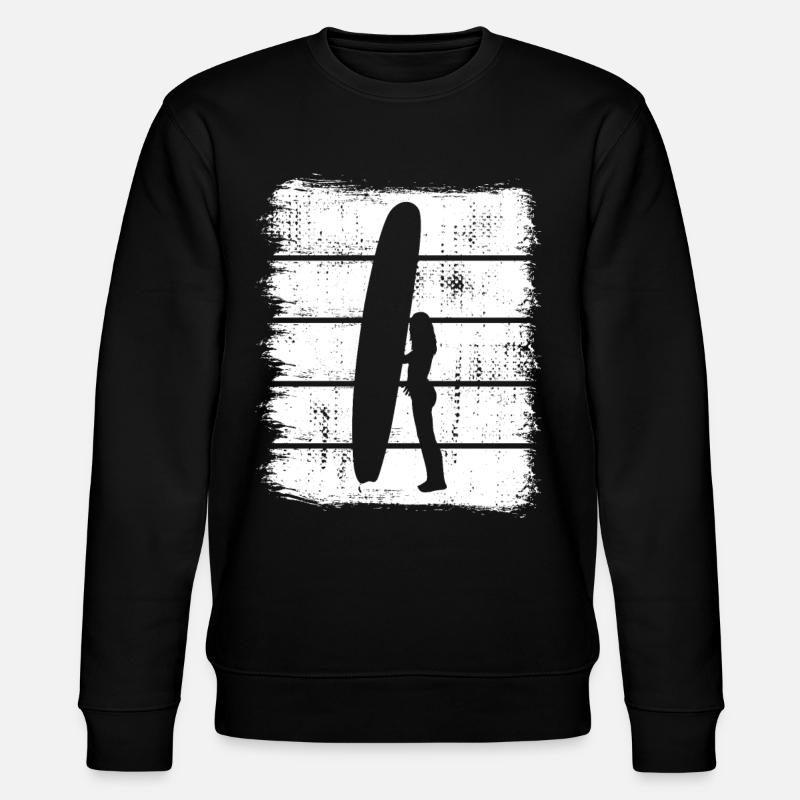 Surferin Design - Stanley/Stella Unisex Bio-Sweatshirt CHANGER  - Schwarz