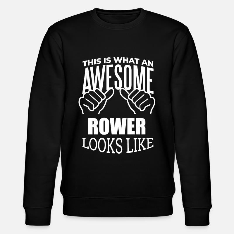 Ruderer - Stanley/Stella Unisex Bio-Sweatshirt CHANGER  - Schwarz