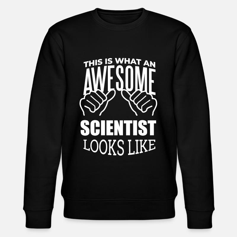 Wissenschaftler - Stanley/Stella Unisex Bio-Sweatshirt CHANGER - Schwarz
