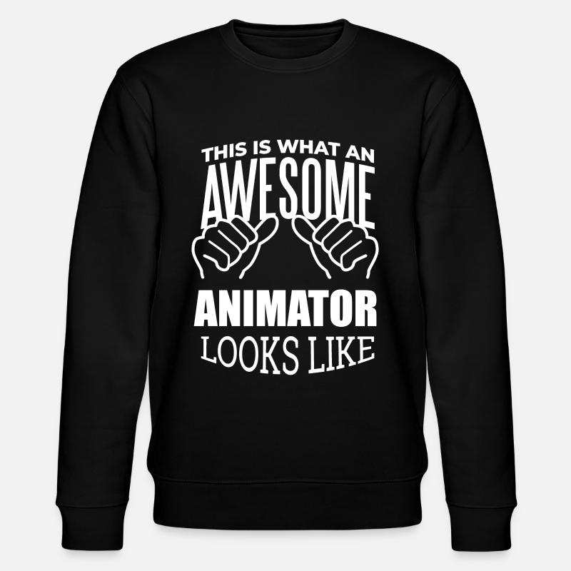 Animator - Stanley/Stella Unisex Bio-Sweatshirt CHANGER  - Schwarz