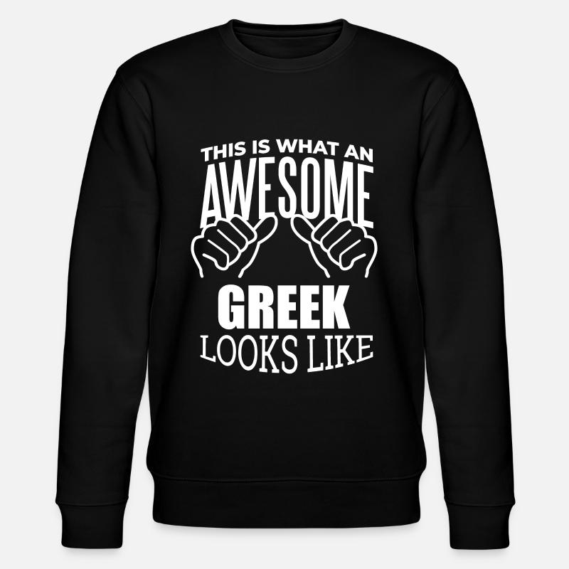 Grèce - Sweat bio CHANGER Stanley/Stella Unisexe - noir