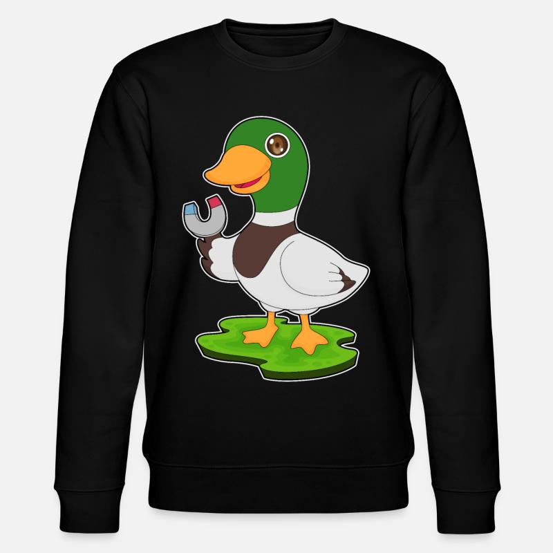 Aimant à canard - Sweat bio CHANGER Stanley/Stella Unisexe - noir