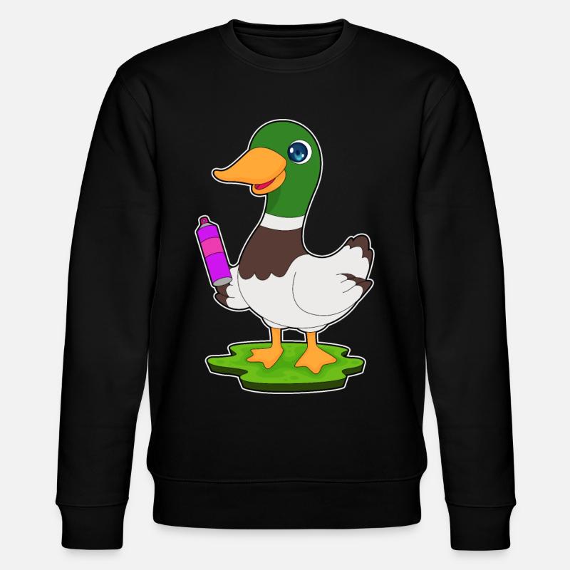 Aérosol de pulvérisation de canard - Sweat bio CHANGER Stanley/Stella Unisexe - noir