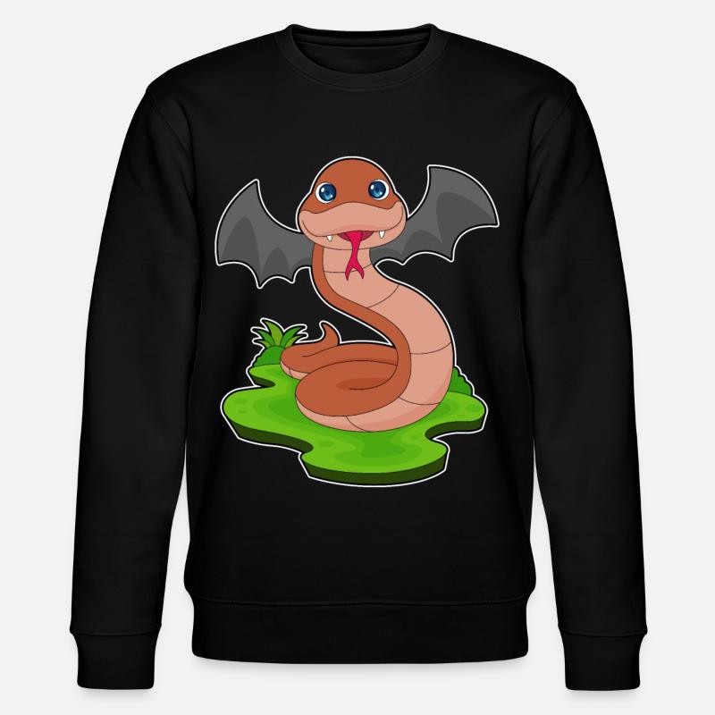 Chauve-souris serpent - Sweat bio CHANGER Stanley/Stella Unisexe - noir