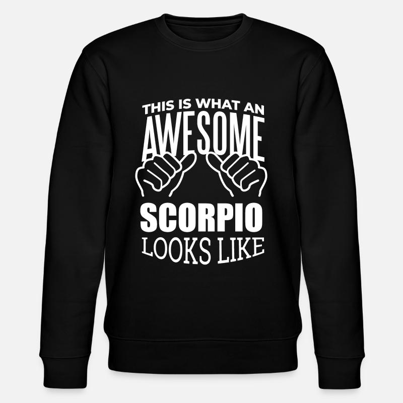 Skorpion - Stanley/Stella Unisex Bio-Sweatshirt CHANGER  - Schwarz