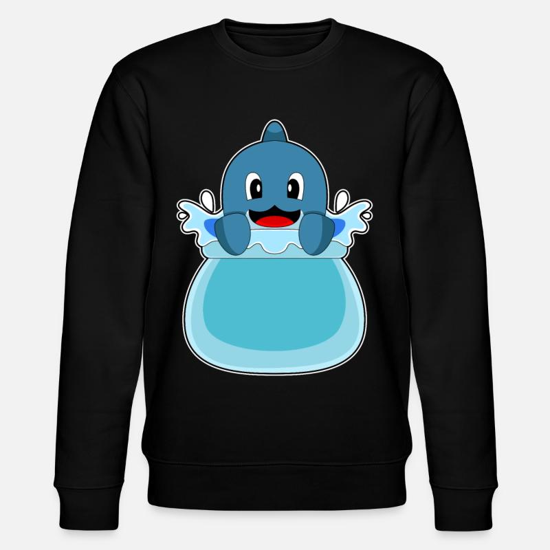 Dolphin Aquarium - Stanley/Stella CHANGER Unisex Organic Sweatshirt - black