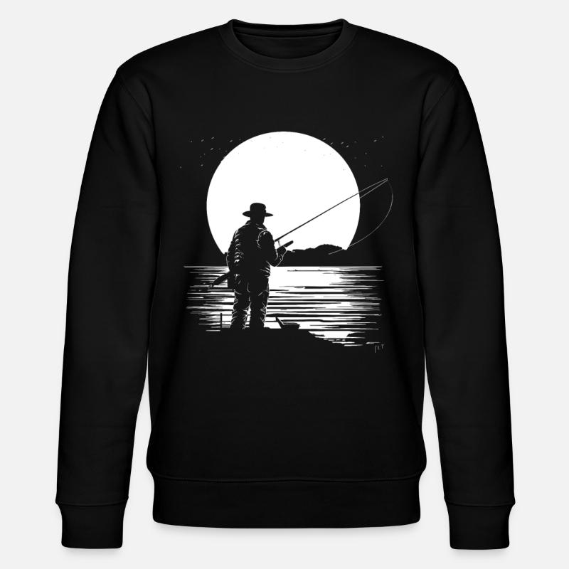 Graphiques de pêche - Sweat bio CHANGER Stanley/Stella Unisexe - noir