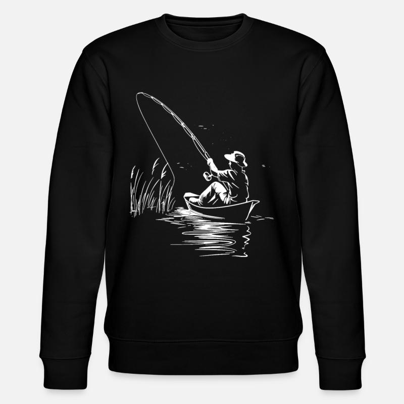 Angeln - Stanley/Stella Unisex Bio-Sweatshirt CHANGER  - Schwarz