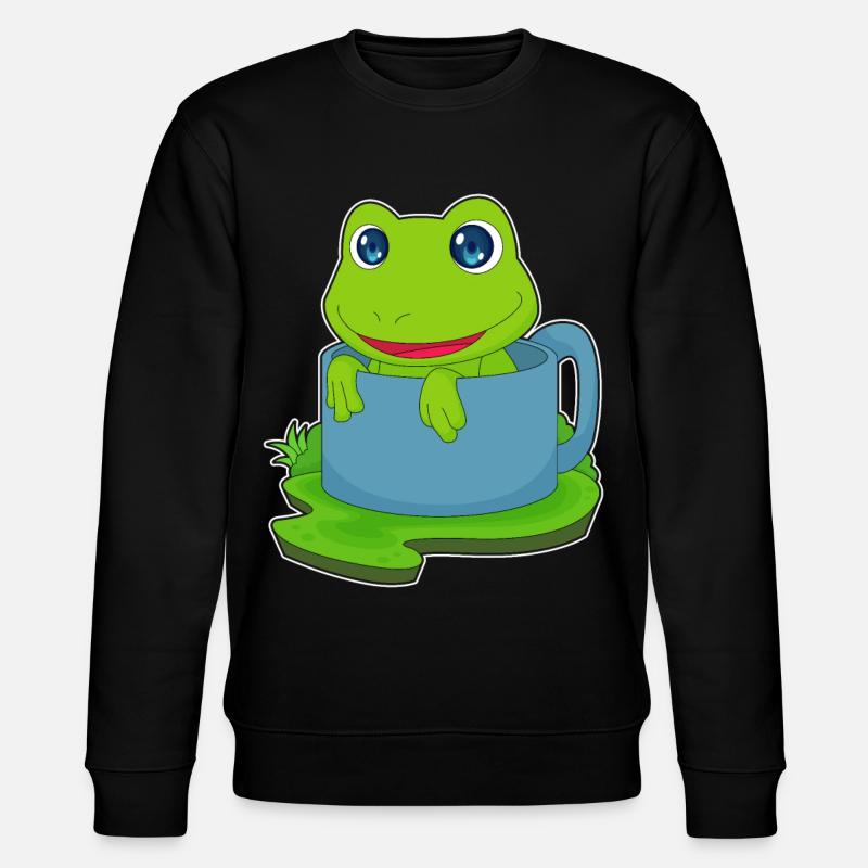Mug grenouille - Sweat bio CHANGER Stanley/Stella Unisexe - noir