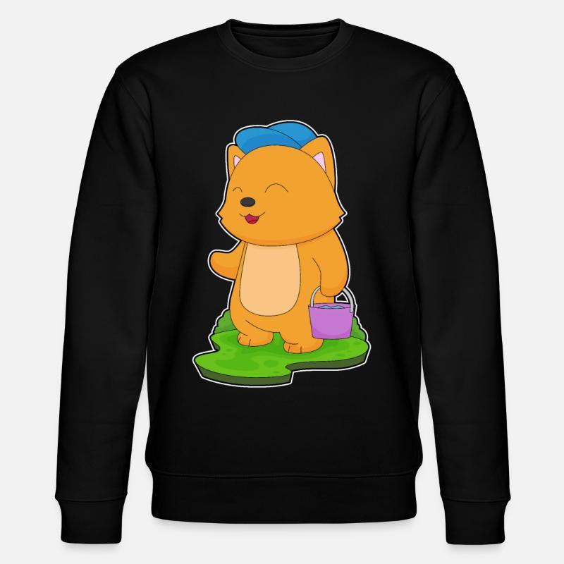 Seau d’eau pour chat - Sweat bio CHANGER Stanley/Stella Unisexe - noir