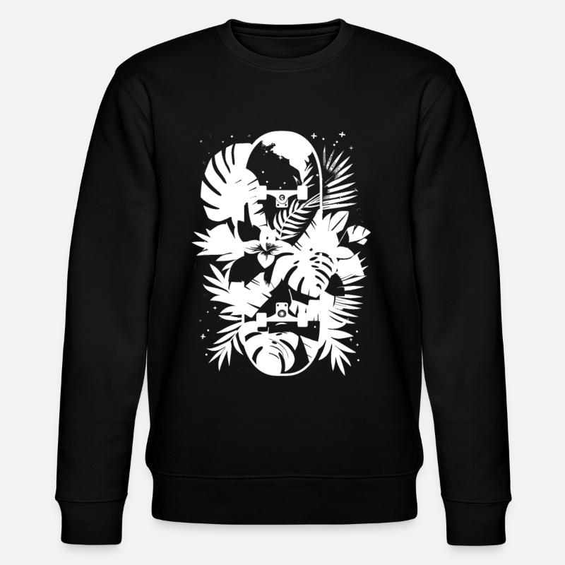 Graphismes de skateboard - Sweat bio CHANGER Stanley/Stella Unisexe - noir