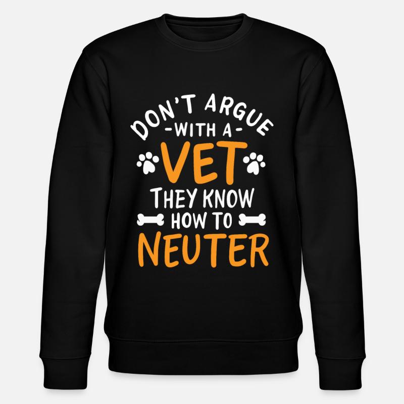 Tierarzt - Stanley/Stella Unisex Bio-Sweatshirt CHANGER - Schwarz