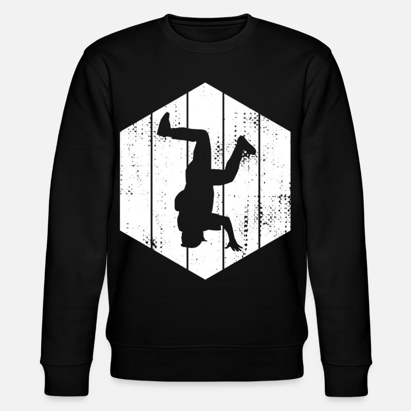 Dessin de breakdancer - Sweat bio CHANGER Stanley/Stella Unisexe - noir