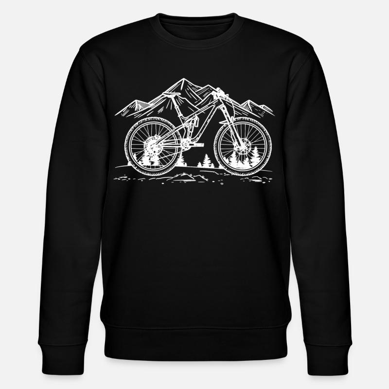 Dessin VTT - Sweat bio CHANGER Stanley/Stella Unisexe - noir