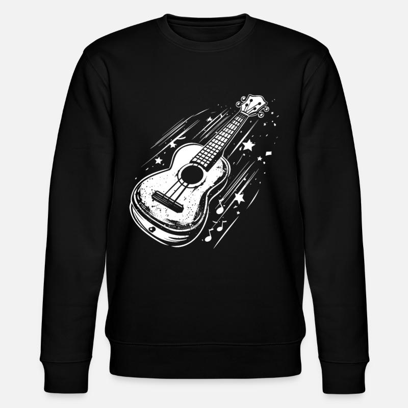 Ukulele - Stanley/Stella Unisex Bio-Sweatshirt CHANGER  - Schwarz