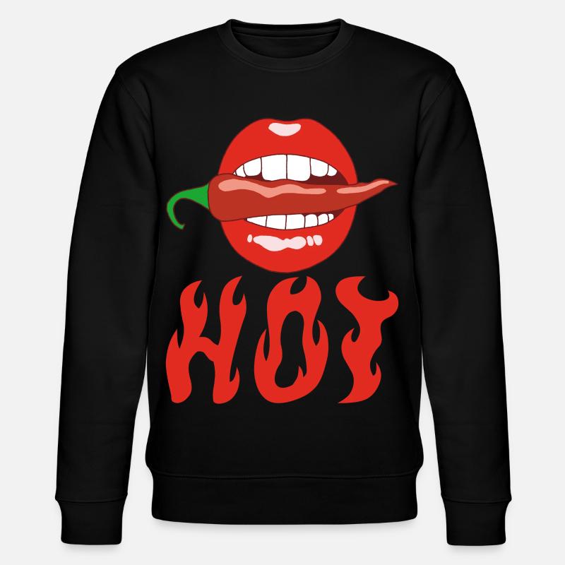 Manger du piment - Sweat bio CHANGER Stanley/Stella Unisexe - noir