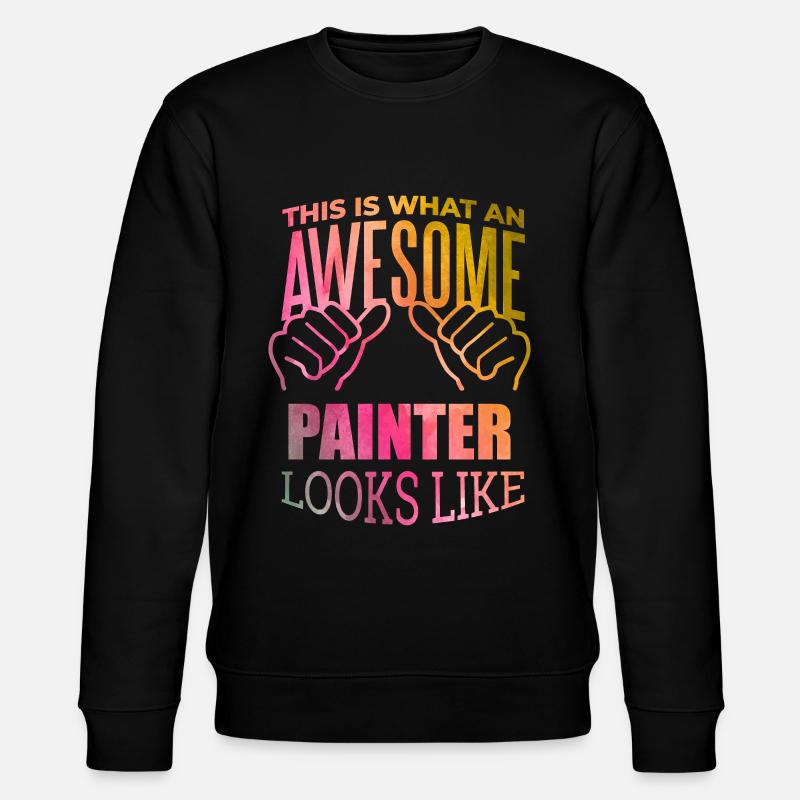 Gemälde - Stanley/Stella Unisex Bio-Sweatshirt CHANGER  - Schwarz