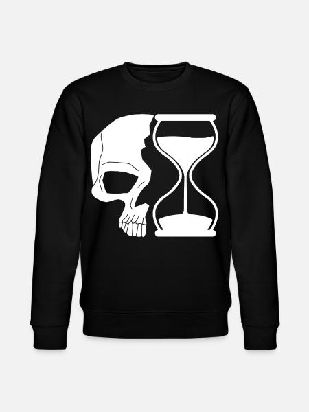 Death and time - Stanley/Stella CHANGER Unisex Organic Sweatshirt - black