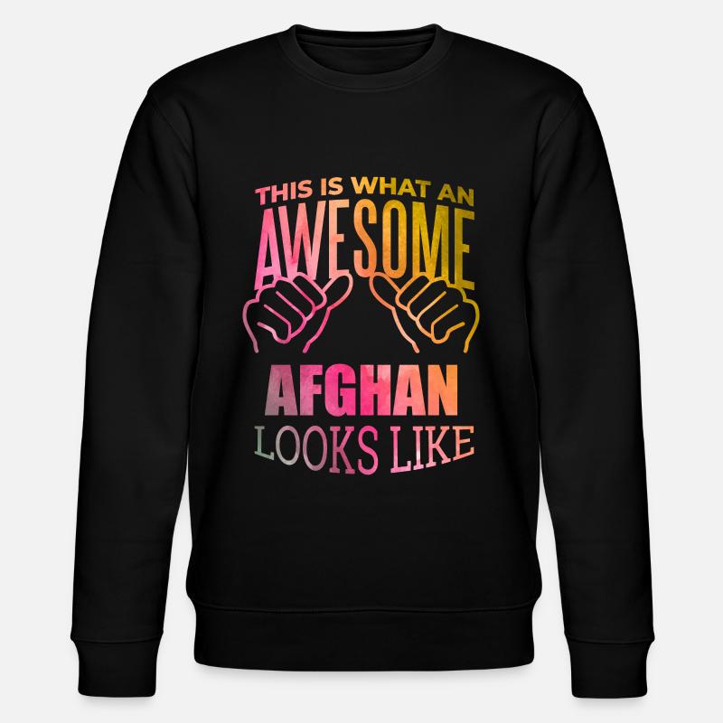 Afghanistan - Stanley/Stella Unisex Bio-Sweatshirt CHANGER  - Schwarz