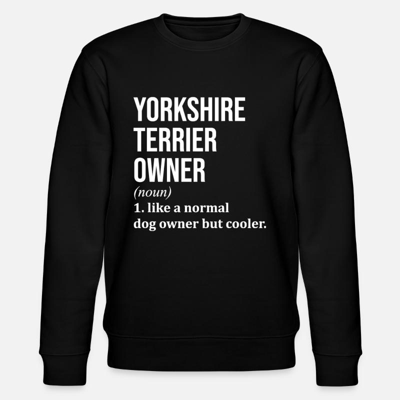 Yorkshire terrier - Sweat bio CHANGER Stanley/Stella Unisexe - noir