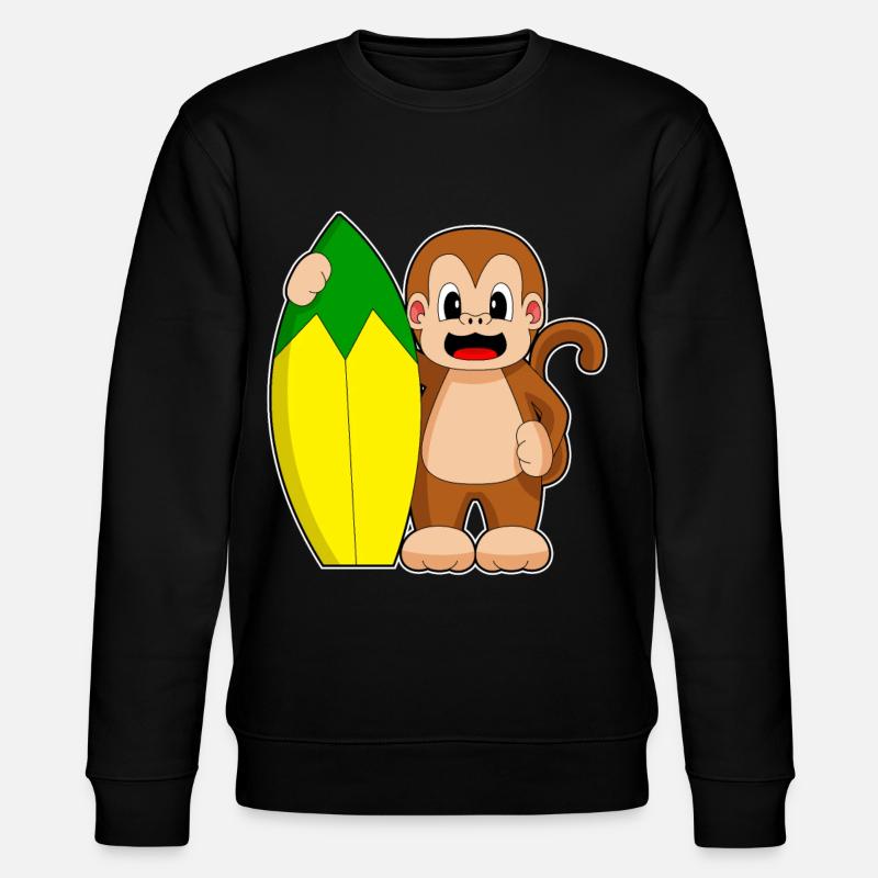 Monkey Banana Surf - Sweat bio CHANGER Stanley/Stella Unisexe - noir