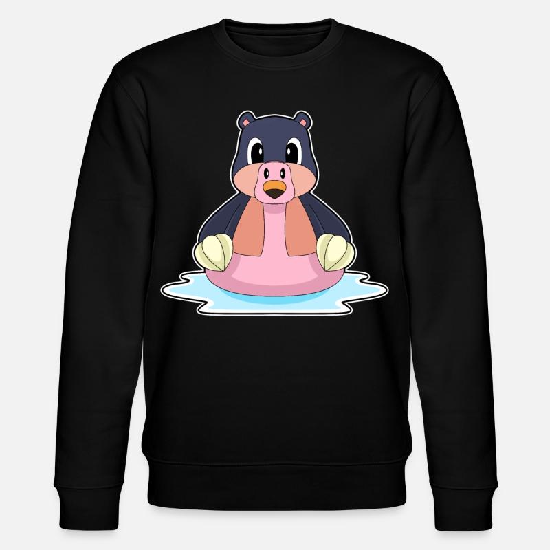 Mole Flamingo - Stanley/Stella CHANGER Unisex Organic Sweatshirt - black