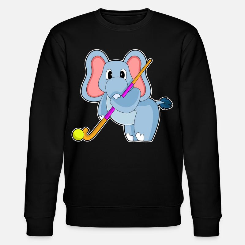 Bâton de hockey Elephant - Sweat bio CHANGER Stanley/Stella Unisexe - noir