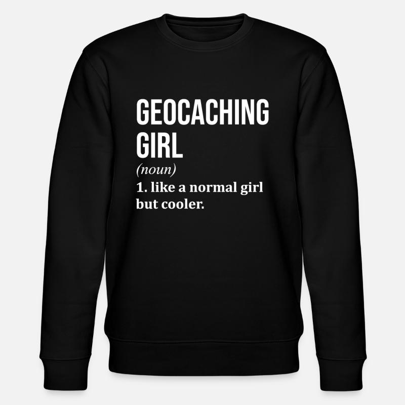 Geocaching - Stanley/Stella Unisex Bio-Sweatshirt CHANGER  - Schwarz