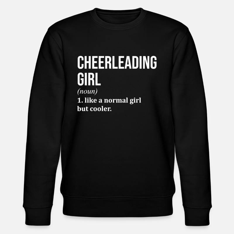 Cheerleader - Stanley/Stella Unisex Bio-Sweatshirt CHANGER  - Schwarz