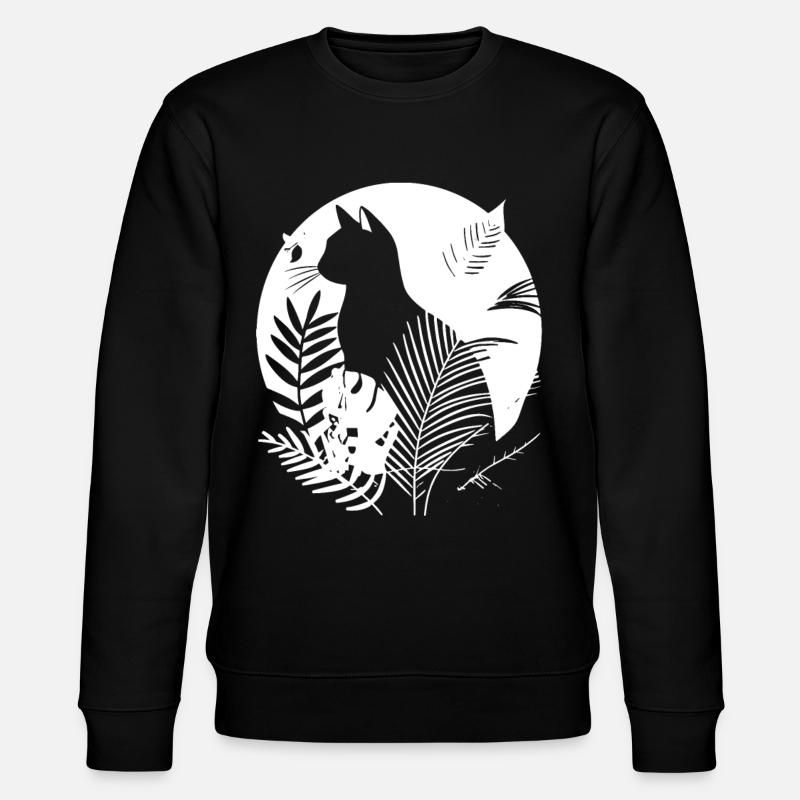 Illustration de chats - Sweat bio CHANGER Stanley/Stella Unisexe - noir