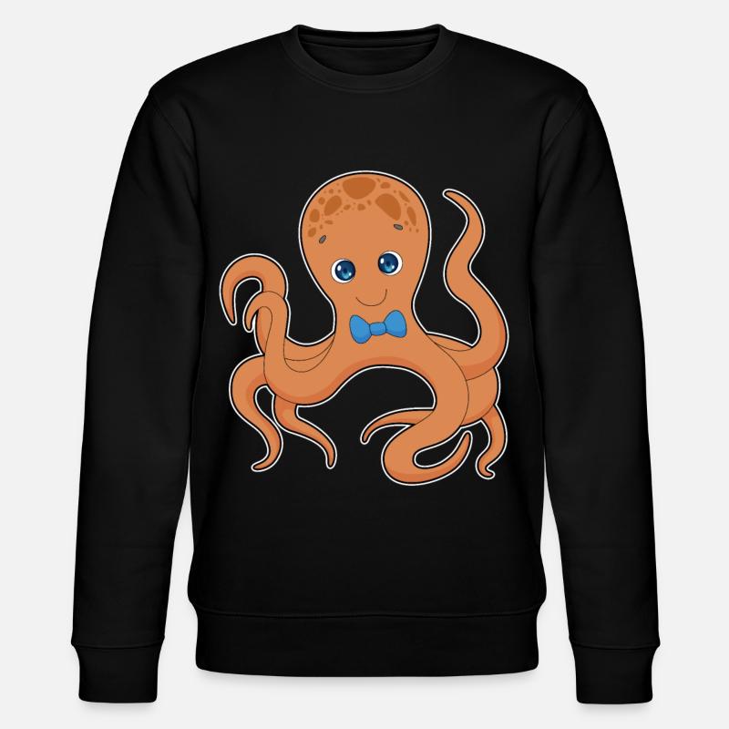 Octopus Gentleman Noeud papillon - Sweat bio CHANGER Stanley/Stella Unisexe - noir