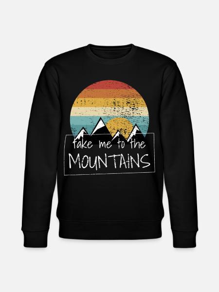 Hiking Hikes - Stanley/Stella CHANGER Unisex Organic Sweatshirt - black