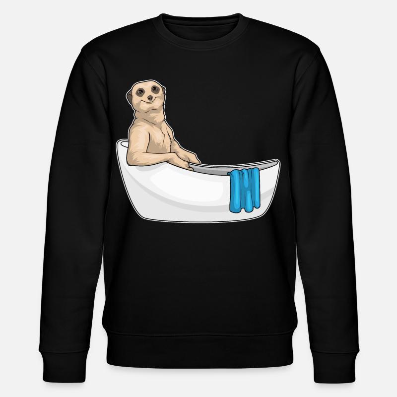 Baignoire Meerkat - Sweat bio CHANGER Stanley/Stella Unisexe - noir