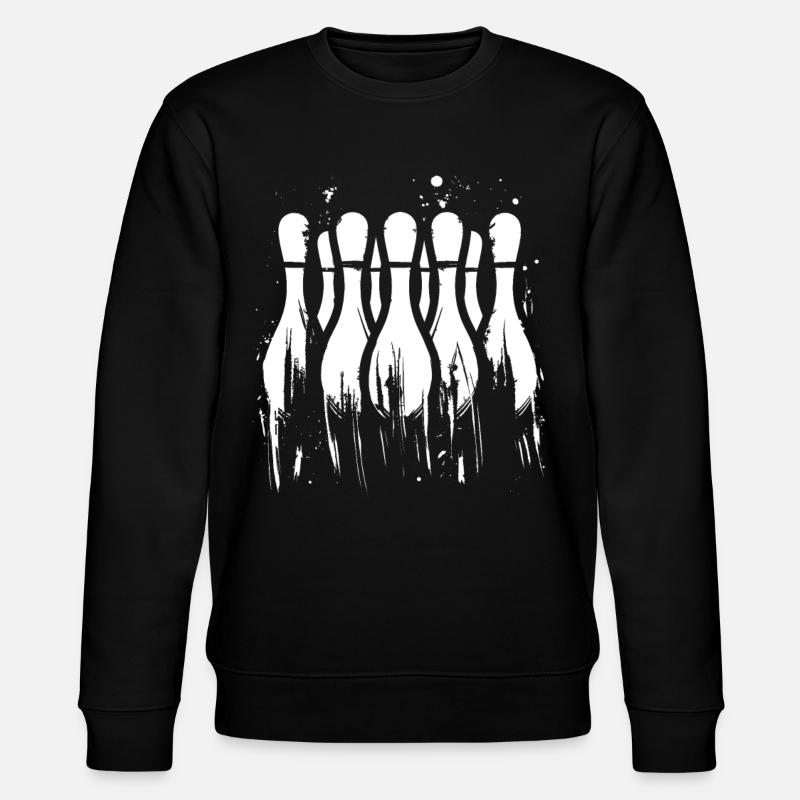 Graphiques de bowling - Sweat bio CHANGER Stanley/Stella Unisexe - noir