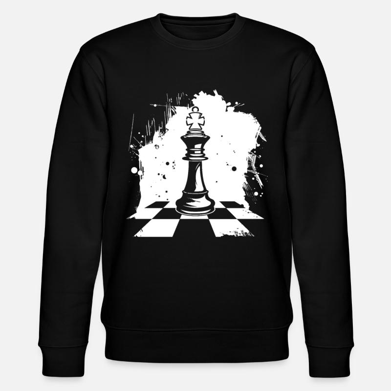 Chess Pieces Graphics - Stanley/Stella CHANGER Unisex Organic Sweatshirt - black